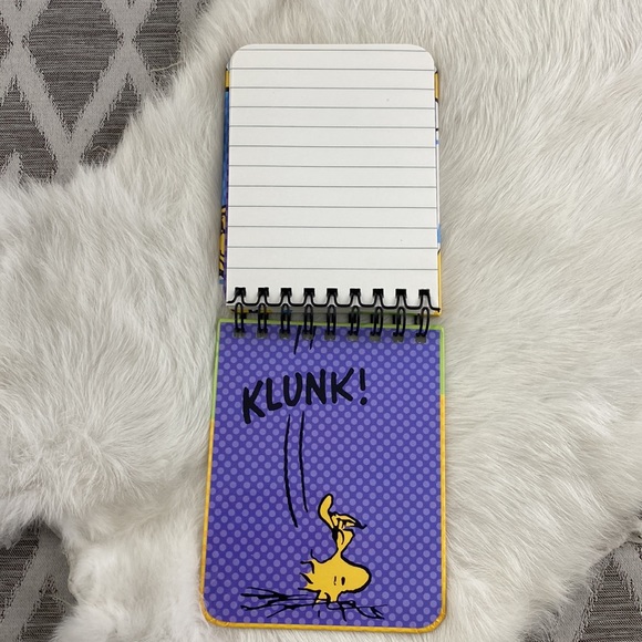Snoopy Woodstock Hallmark Memo Pad 100 Lined Sheets Spiral Binding 3.25” x 4.25” - Picture 4 of 4